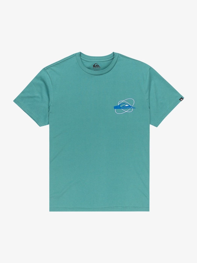 Quiksilver Blue EV Waves Festival Short Sleeve T-Shirt - Image 8 of 8 Quiksilver Blue EV Waves Festival Short Sleeve T-Shirt - Image 8 of 8