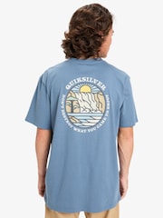 Quiksilver EV Summer Salt Backprint Graphic Logo Short Sleeve T-Shirt - صورة 2 من 7