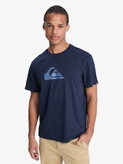 Quiksilver Blue EV Comp Logo Short Sleeve T-Shirt - Image 1 of 7