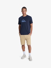 Quiksilver Blue EV Comp Logo Short Sleeve T-Shirt - Image 3 of 7