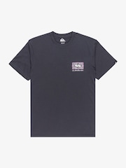 Quiksilver Blue Evo Youth Crisis Backprint Graphic Logo Short Sleeve T-Shirt - Image 7 of 8