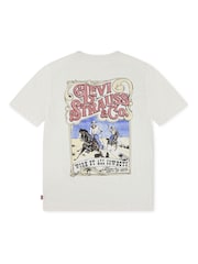 Levi's® Cream Worn By Cowboys Western Graphic Print Short Sleeve T-Shirt - Image 4 of 6