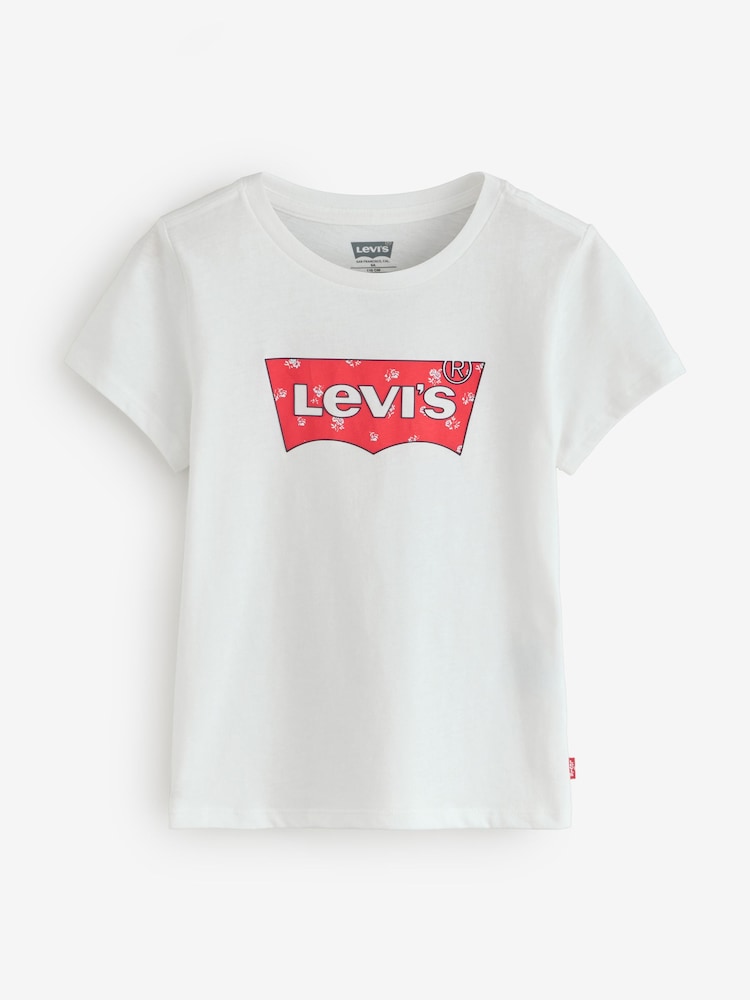 Levi's® Floral Print Batwing Logo Short Sleeve T-Shirt - صورة 1 من 1