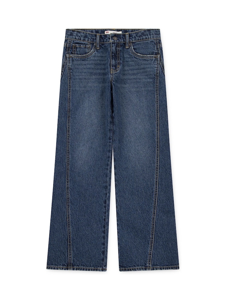 Levi's® Blue Wide Leg Jeans With Seaming Detail - Image 1 of 4