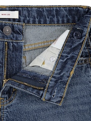 Levi's® Blue Wide Leg Jeans With Seaming Detail - Image 2 of 4