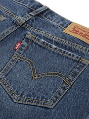 Levi's® Blue Wide Leg Jeans With Seaming Detail - Image 3 of 4