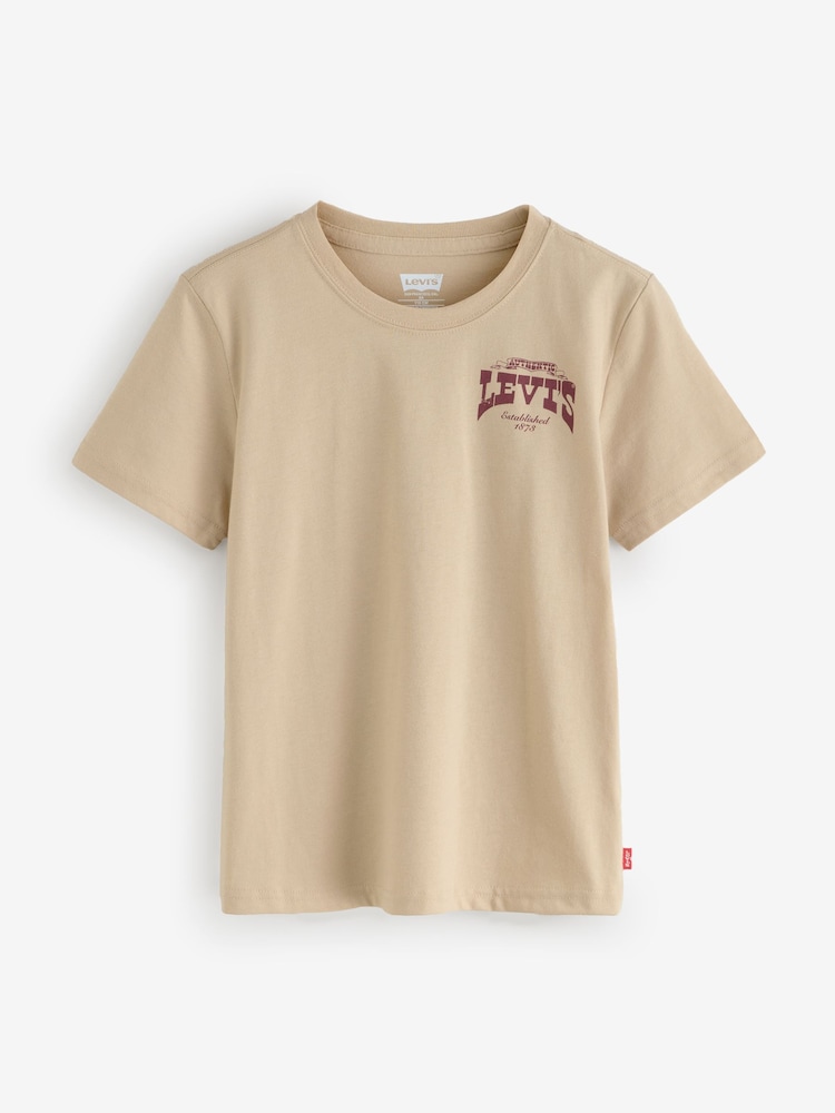 Levi's® Brown Galloping Free Western Graphic Print Short Sleeve T-Shirt - Image 1 of 2