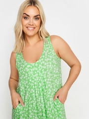 Verde - Vestido com bolso floral Yours Curve - Imagem 4 de 4