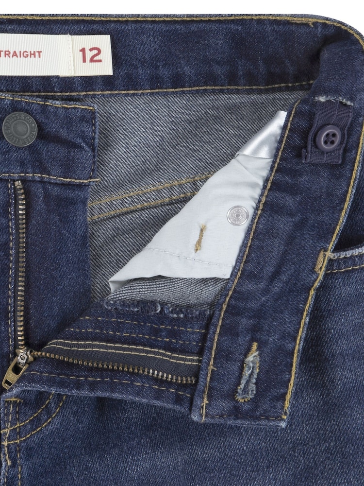 Levi's® Blue 555 Relaxed Straight Jeans - Image 4 of 4