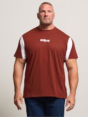 BadRhino Big & Tall Red Cut & Sew T-Shirt - Image 1 of 6