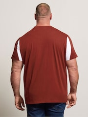 BadRhino Big & Tall Red Cut & Sew T-Shirt - Image 3 of 6