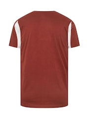 BadRhino Big & Tall Red Cut & Sew T-Shirt - Image 6 of 6