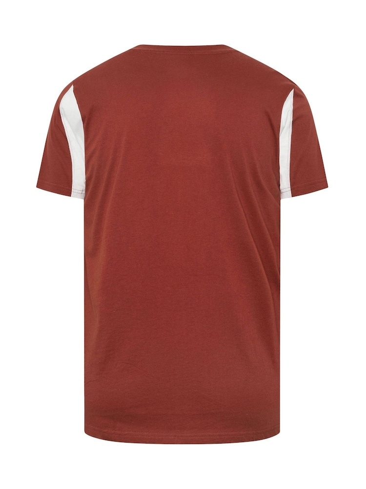 BadRhino Big & Tall Red Cut & Sew T-Shirt - Image 6 of 6