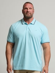 BadRhino Big & Tall Purple Pique Polo Shirts 3 Pack - Image 2 of 8