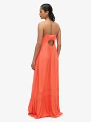 Superdry Pink Cami Maxi Dress - Image 2 of 5