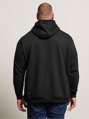 BadRhino Big & Tall Black Worldwide Graphic Print Hoodie - Image 3 of 6