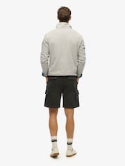 Superdry Grey Contrast Stitch Cargo Shorts - Image 4 of 7