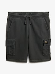 Superdry Grey Contrast Stitch Cargo Shorts - Image 6 of 7