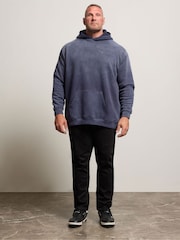 BadRhino Big & Tall Blue Sun Bleached Hoodie - Image 2 of 6