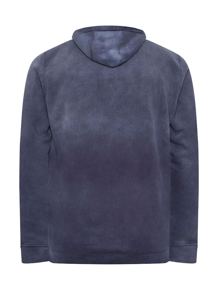 BadRhino Big & Tall Blue Sun Bleached Hoodie - Image 6 of 6