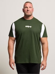 BadRhino Big & Tall Green Cut & Sew T-Shirt - Image 1 of 6