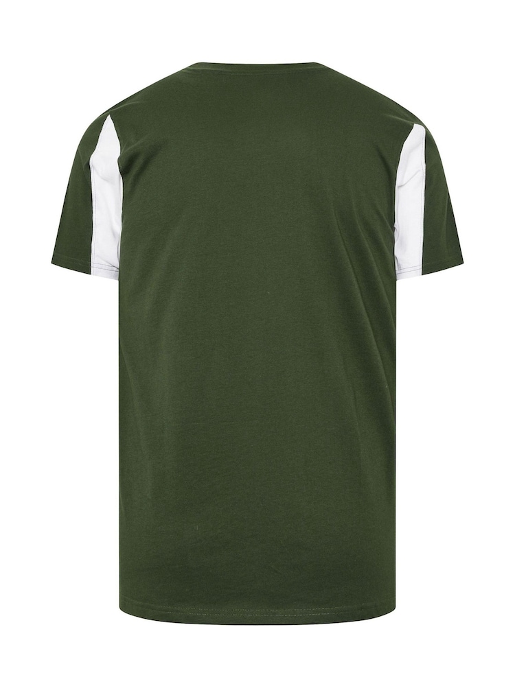BadRhino Big & Tall Green Cut & Sew T-Shirt - Image 6 of 6