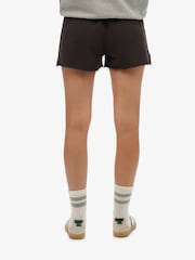 Superdry Black Essential Logo Garment Dye Shorts - Image 5 of 6