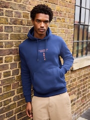 Blue Hokusai Licence Graphic Crew Neck Sweatshirt - Image 1 of 8