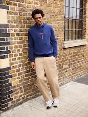 Blue Hokusai Licence Graphic Crew Neck Sweatshirt - Image 2 of 8