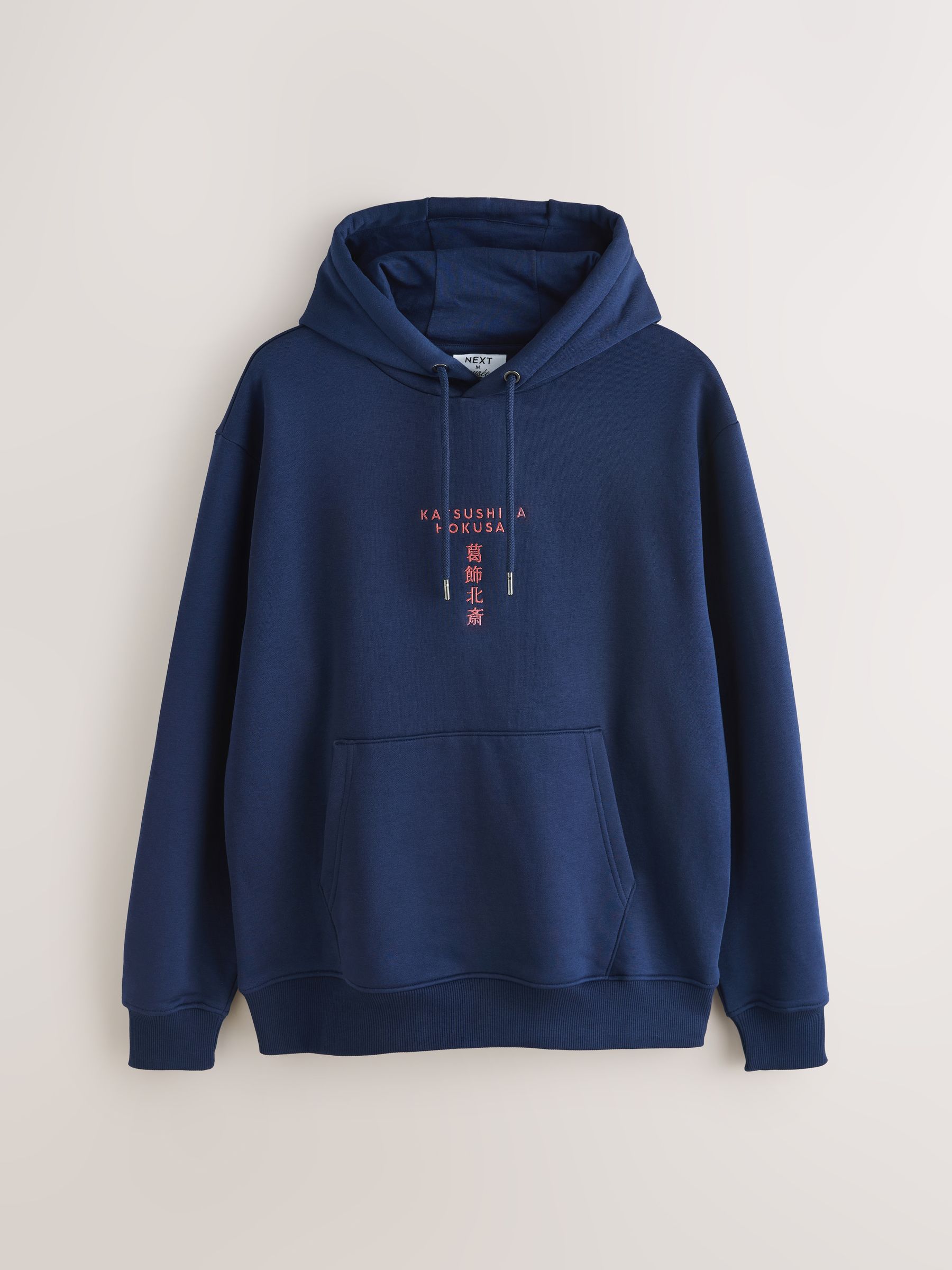 トップス WIND AND SEA xUsagi Coffee Hoodie NAVY Buy Blue Overhead Hoodie Hokusai Graphic Sweat Top from the Next