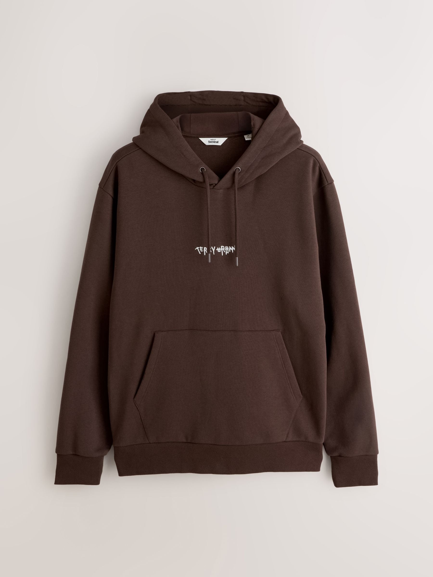 Buy Chocolate Brown Seminal Skull Graphic Hoodie from Next Switzerland