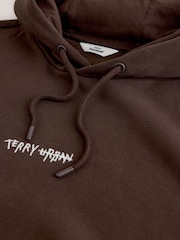 بني - Seminal Licence Skull Graphic Hoodie - صورة 9 من 9