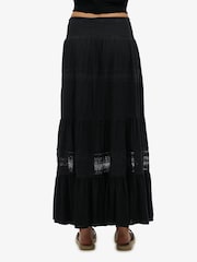 Superdry Black Ibiza Maxi Skirt - Image 4 of 6