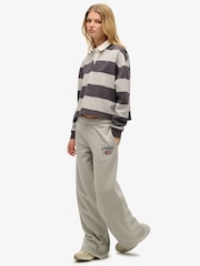 Superdry Grey Athletic Essentials Wide Leg Joggers - Image 3 of 5
