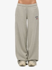 Superdry Grey Athletic Essentials Wide Leg Joggers - Image 4 of 5