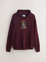 Burgundy Red Guns N' Roses Licence Graphic Print Hoodie - Image 6 of 9