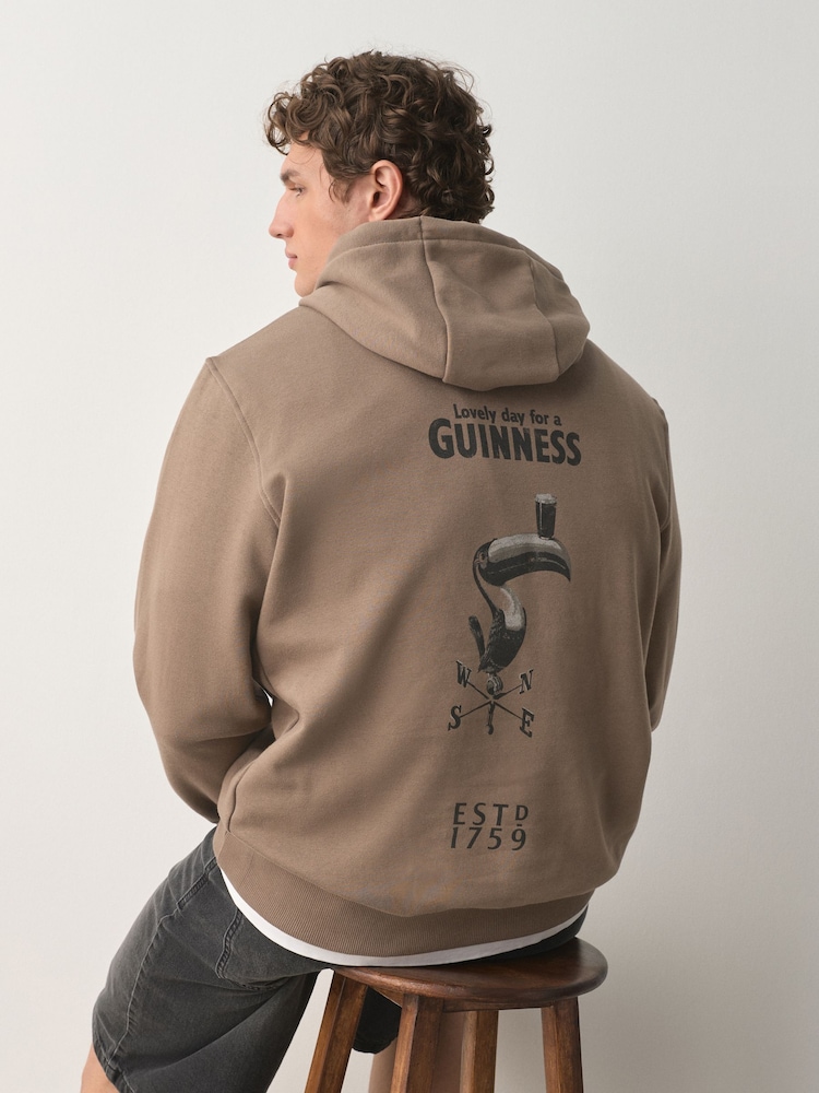 Dark Neutral Guiness License Graphic Hoodie - Image 1 of 8