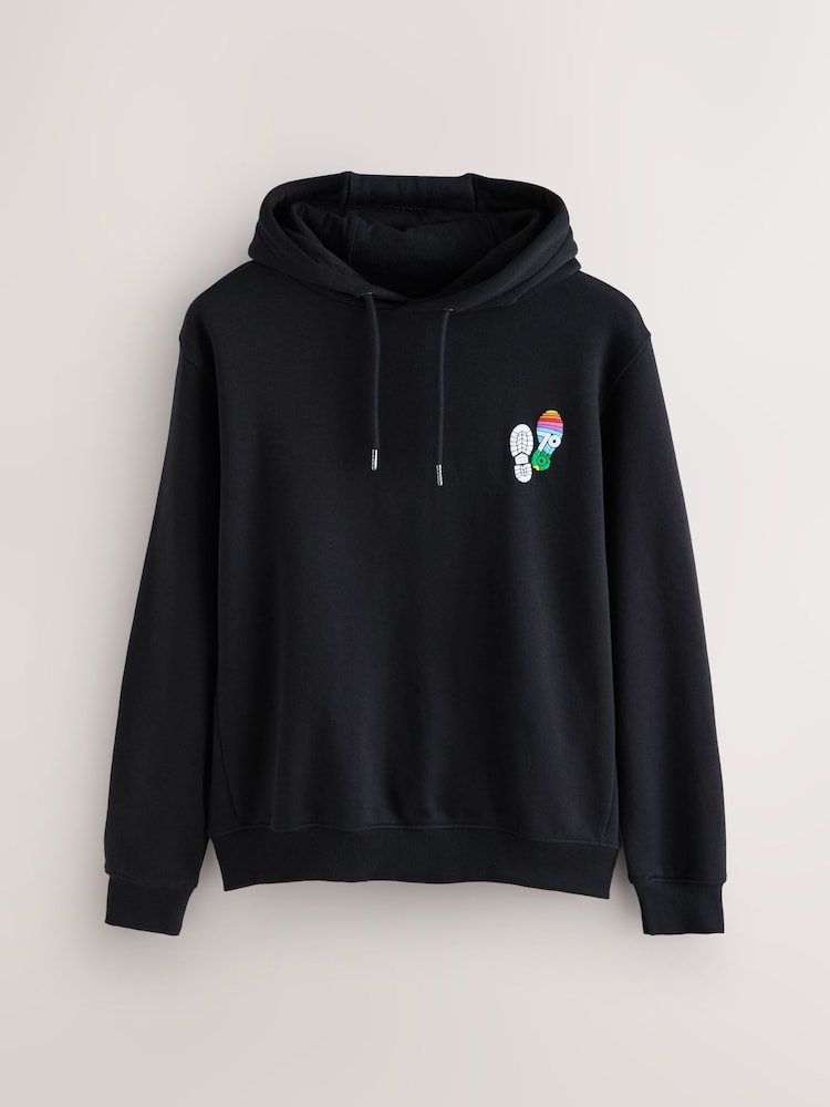 Black The Duke of Edinburgh's Award Sun Mountain Hoodie Celebrating 70 Years - Image 2 of 4