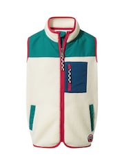 Tog 24 Blue Kids Damara Shaun The Sheep Sherpa Gilet - Image 7 of 7