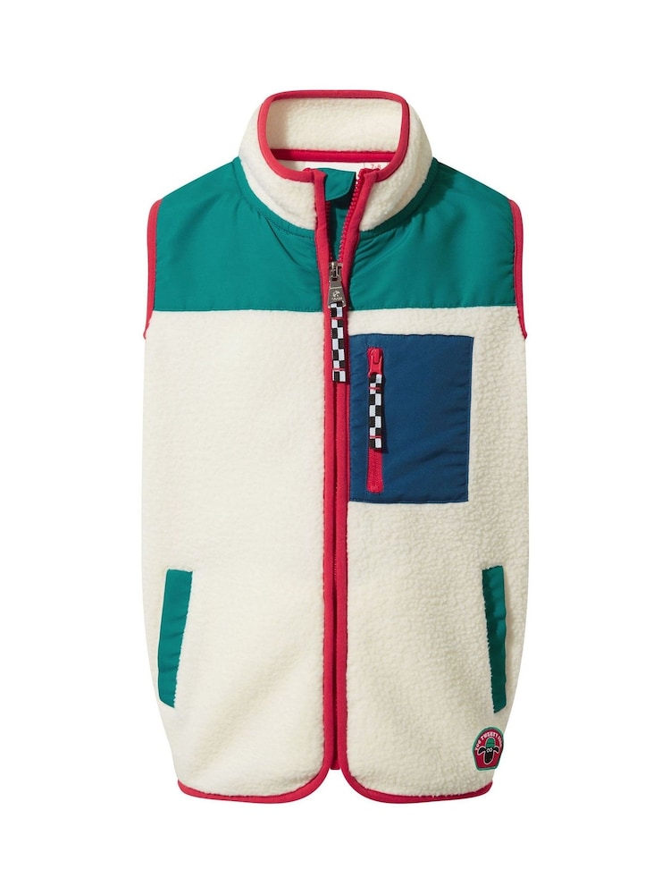 Tog 24 Blue Kids Damara Shaun The Sheep Sherpa Gilet - Image 7 of 7
