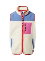 Tog 24 Blue Kids Damara Shaun The Sheep Sherpa Gilet - Image 6 of 6