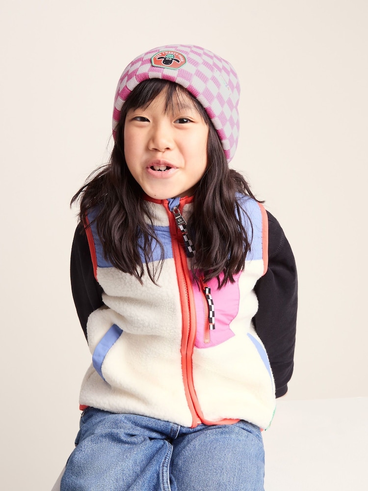 Tog 24 Pink Kids Uda Shaun The Sheep Knit Hat - Image 1 of 5 Tog 24 Pink Kids Uda Shaun The Sheep Knit Hat - Image 1 of 5