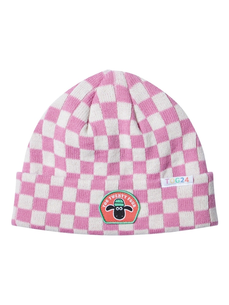 Tog 24 Pink Kids Uda Shaun The Sheep Knit Hat - Image 5 of 5 Tog 24 Pink Kids Uda Shaun The Sheep Knit Hat - Image 5 of 5