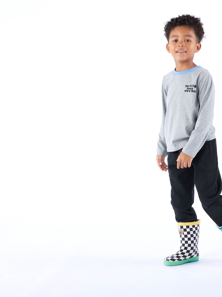 Tog 24 Grey Kids Ryeland Shaun The Sheep Long Sleeve T-Shirt - Image 1 of 6