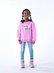 Tog 24 Pink Kids Swaledale Shaun The Sheep Print  Sherpa Sweater - Image 1 of 6