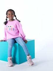 Tog 24 Pink Kids Swaledale Shaun The Sheep Print  Sherpa Sweater - Image 5 of 6