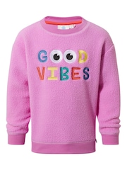 Tog 24 Pink Kids Swaledale Shaun The Sheep Print  Sherpa Sweater - Image 6 of 6
