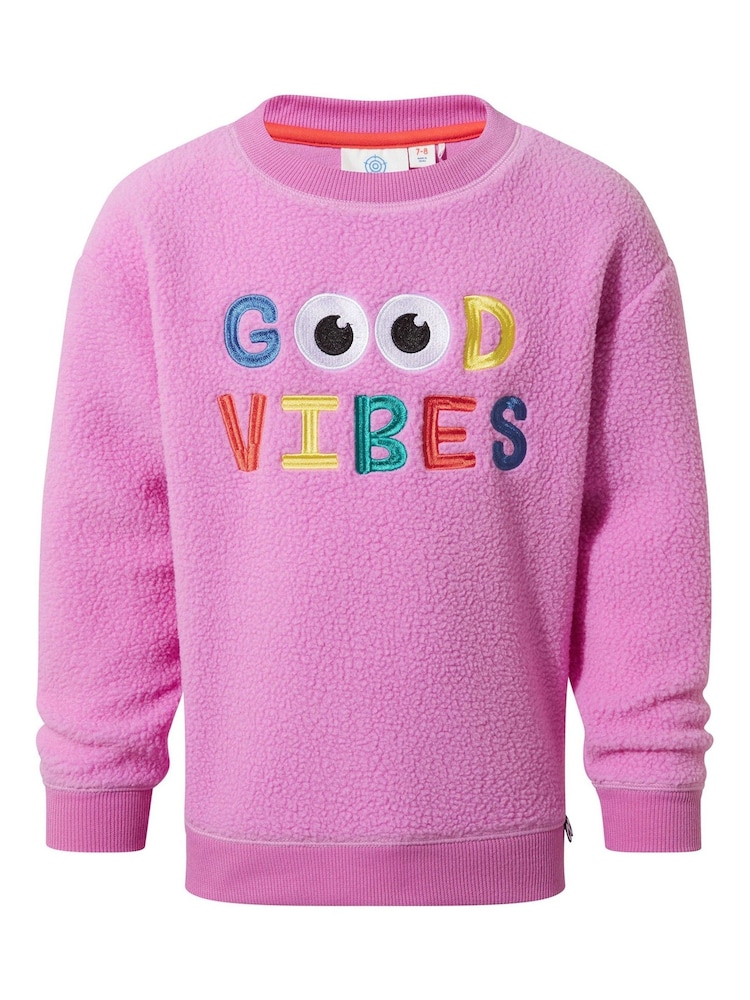 Tog 24 Pink Kids Swaledale Shaun The Sheep Print  Sherpa Sweater - Image 6 of 6