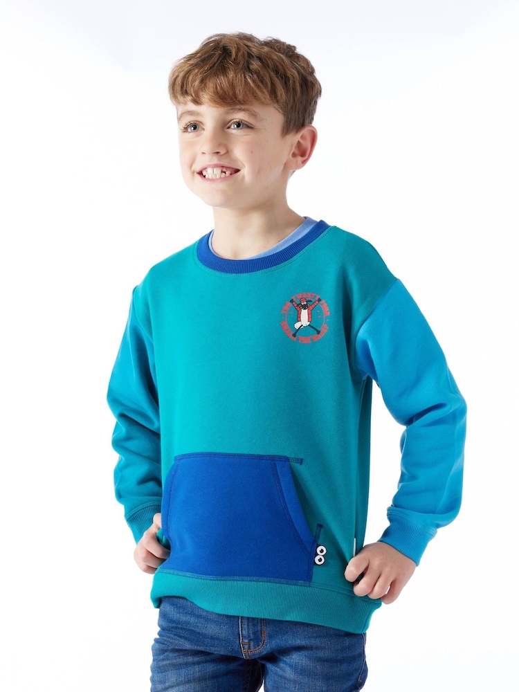 Tog 24 Green Kids Cheviot Shaun The Sheep Sweatshirt - Image 1 of 4