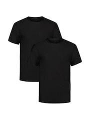 Under Armour Black Performance Tech Mesh Solid Fitted Crew Neck T-Shirt 2-Pack - Image 1 of 5